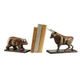 Bull and Bear Bookends
