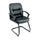 Ergonomic Leather Guest Chair