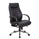 High-Back Heated Office Chair with Arm Rests