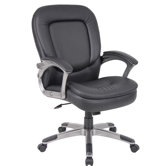 Office Chair with Padded Armrests