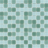 Elida Glass 12" x 12" Mosaic in Jade Multicolor