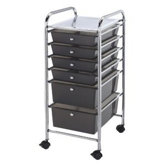 Blue Hills Studio Storage Cart with Six Drawers
