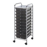 Blue Hills Studio Storage Cart with Ten Drawers