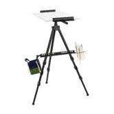 Heritage Aluminum Watercolor Easel in Black