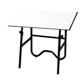Onyx Melamine Drafting Table