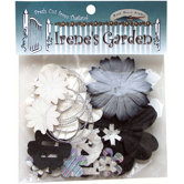 Irene's Garden Potpourri Paper Flower and Embellishment Pack (Set of 30)