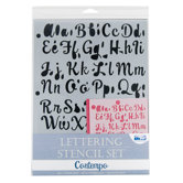 Contempo Lettering Stencil Set