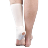 A-T Anklet Pull-On Compression Sleeve in White