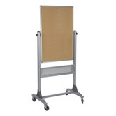Platinum Reversible Two Sided Porcelain Markerboard 40" x 30" / Without Cork