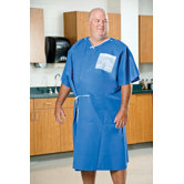 40" x 50" Exam Gowns Amplewear&reg; Nonwoven in Blue