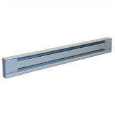 375 Watt Electric Baseboard - Stainless Steel Element 24 " Convection Heater w / White Finish