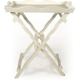 Butler's Tray in Antique White finish