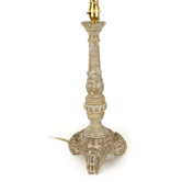 Mensa Lampstand in Natural Limed finish