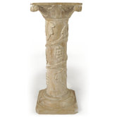 Medium Grape Pillar in Natural Limed finish