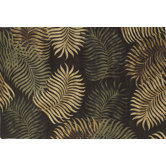 Belize Espresso Fern Rug
