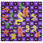 Snakes and Ladders Connect-A-Mat