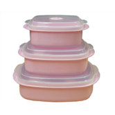Calypso Basics Microwave Steamer Set in Pink