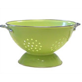 Calypso Basics 3 Quart Colander in Lime with optional Accessories