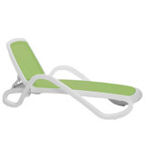 Alfa Lounger in White / Lime