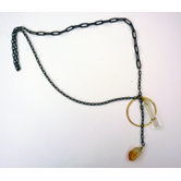 Rachel Paula Quartz and Citrine Necklace