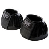 Roma PVC Ribbed Bell Boots Double Tape