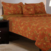 Terra Rosa Full / Queen Quilt with Two Shams