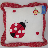 Lady Bug Yard Pillow