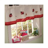 Lady Bug Yard Valance