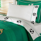 Soccer Sheet Set, Dustruffle, and Valance