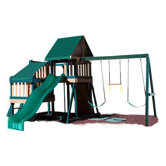 Congo Monkey Playsystem #2 with Swing Beam in Green / Brown
