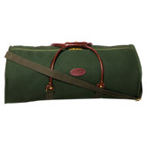 30" Leather Rolled Handle Travel Duffel