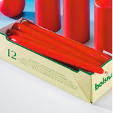Spitzkerze in Rot