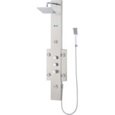 Dual Function Shower Panel with Six Body Jets