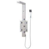 Retrofit Shower Panel with Six Body Jets