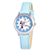 Kid's Minnie Mouse Time Teacher Watch in Blue
