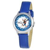 Kid's Goofy Time Teacher Velcro Watch in Blue