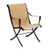 Cromwell Padded Sling Dining Arm Chair