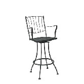 Aurora Swivel Bar Stool - Arm