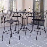 Aurora 5 Piece Bar Height Dining Set