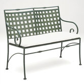 Sheffield Wrought Iron Garden Bench