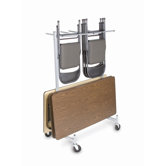 Compact for Lifetime Hanging Folded Chair and Table Storage Truck