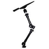 Car Holder for iPad Ball Joint Head Dual Arm in Black Tray