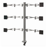 Six Monitor Desk Mount Full Swing