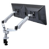Dual Desk Mount Spring Arm Quick Release