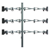 Monitor Wall Mount for Six Monitors Vertical