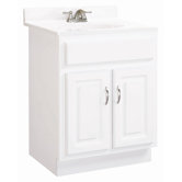 Concord 24" x 21" Double Door Vanity with Single Top