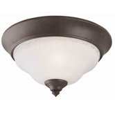 2 Light  Flush Mount
