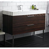 Principal Basin and Cabinet in Walnut