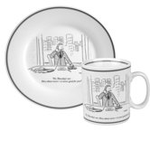 The New Yorker Thursday is Out Mug and Salad Plate Set