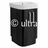 Carlton Floor Standing Vanity Unit in Black